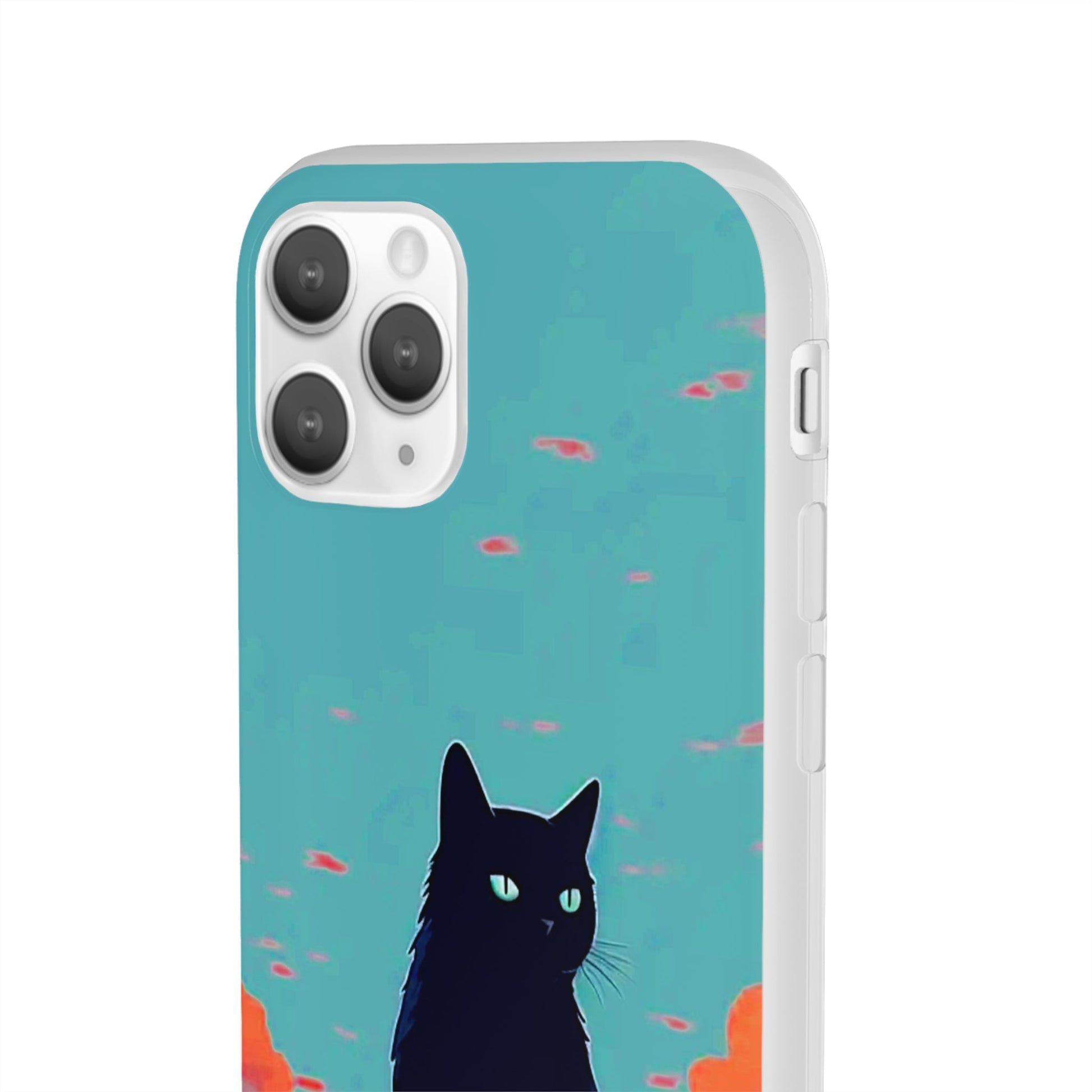 Black Cat Flexi Case - Colorwink