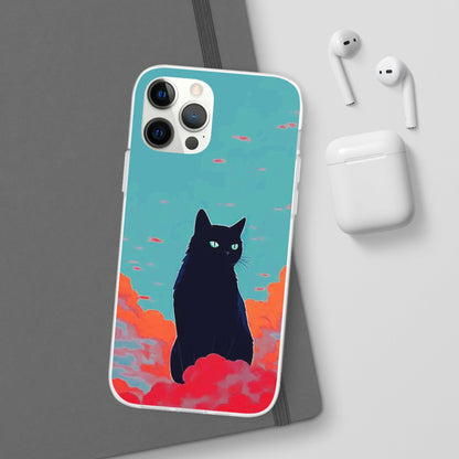 Black Cat Flexi Case - Colorwink