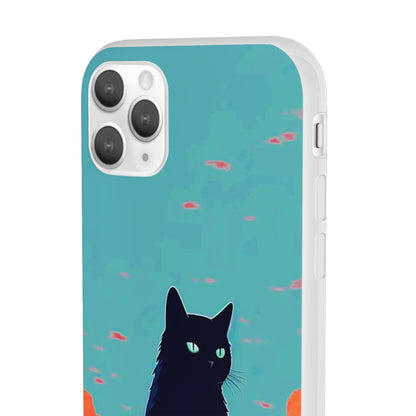 Black Cat Flexi Case - Colorwink