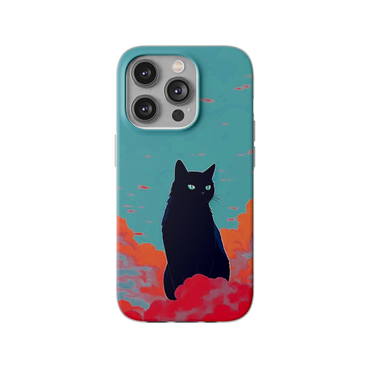 Black Cat Flexi Case - Colorwink