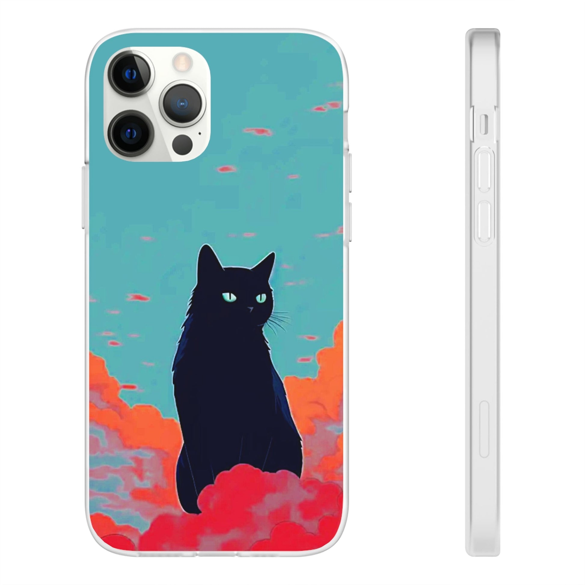 Black Cat Flexi Case - Colorwink