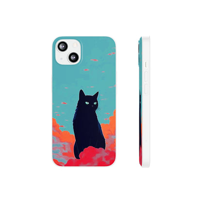 Black Cat Flexi Case - Colorwink