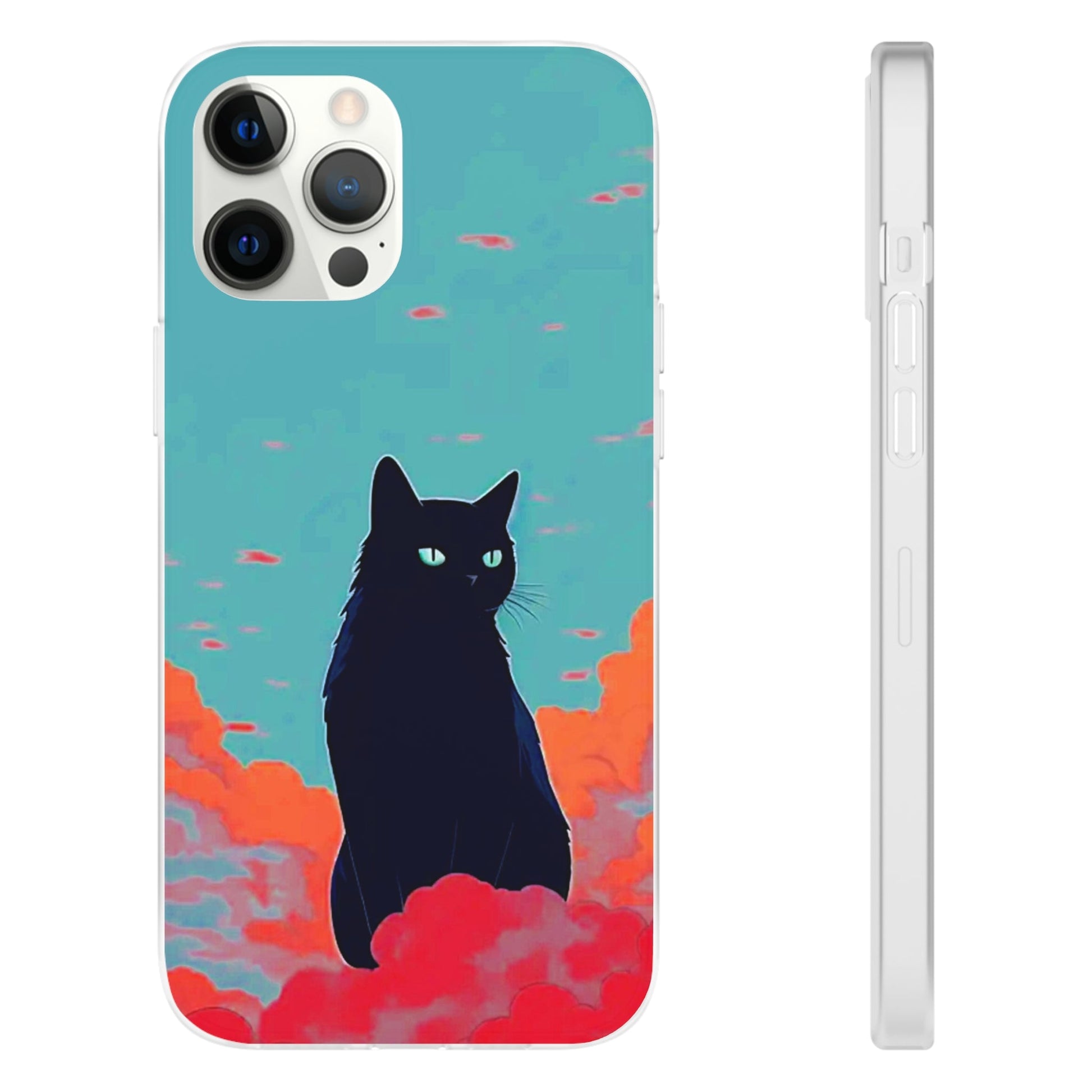 Black Cat Flexi Case - Colorwink