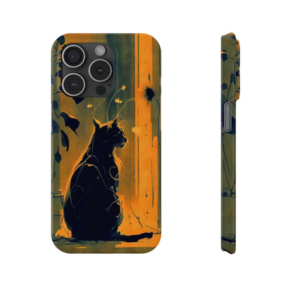 Black Cat Slim Case - Colorwink