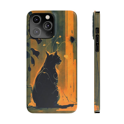 Black Cat Slim Case - Colorwink