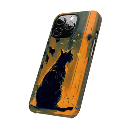 Black Cat Slim Case - Colorwink