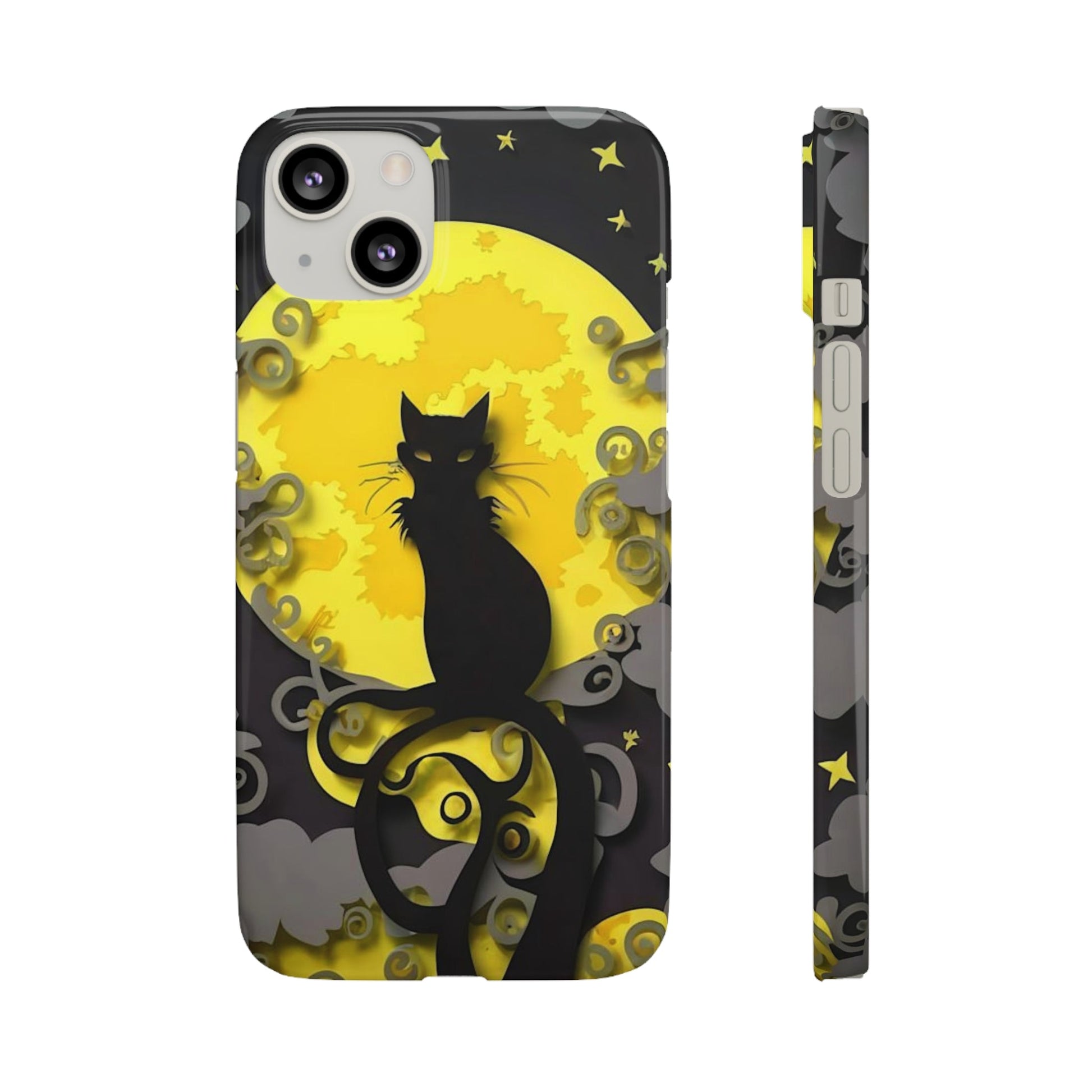 Black Cat Snap Case - Colorwink