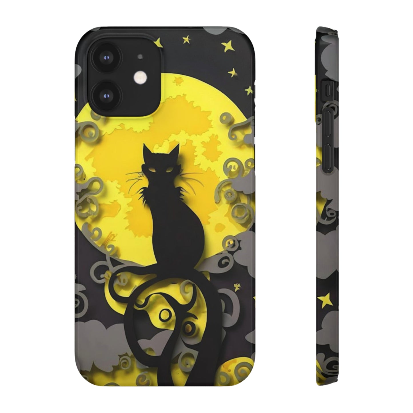 Black Cat Snap Case - Colorwink