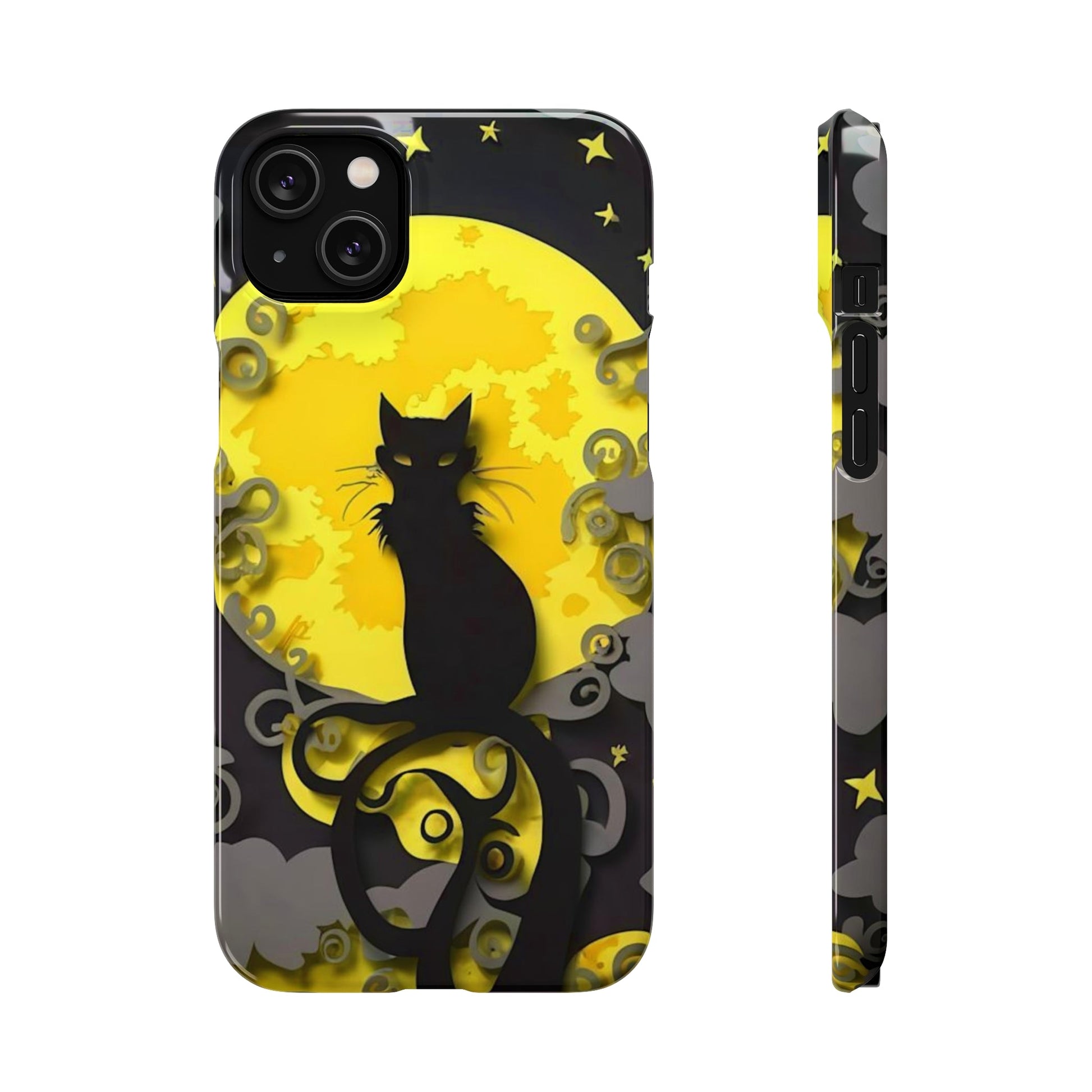 Black Cat Snap Case - Colorwink