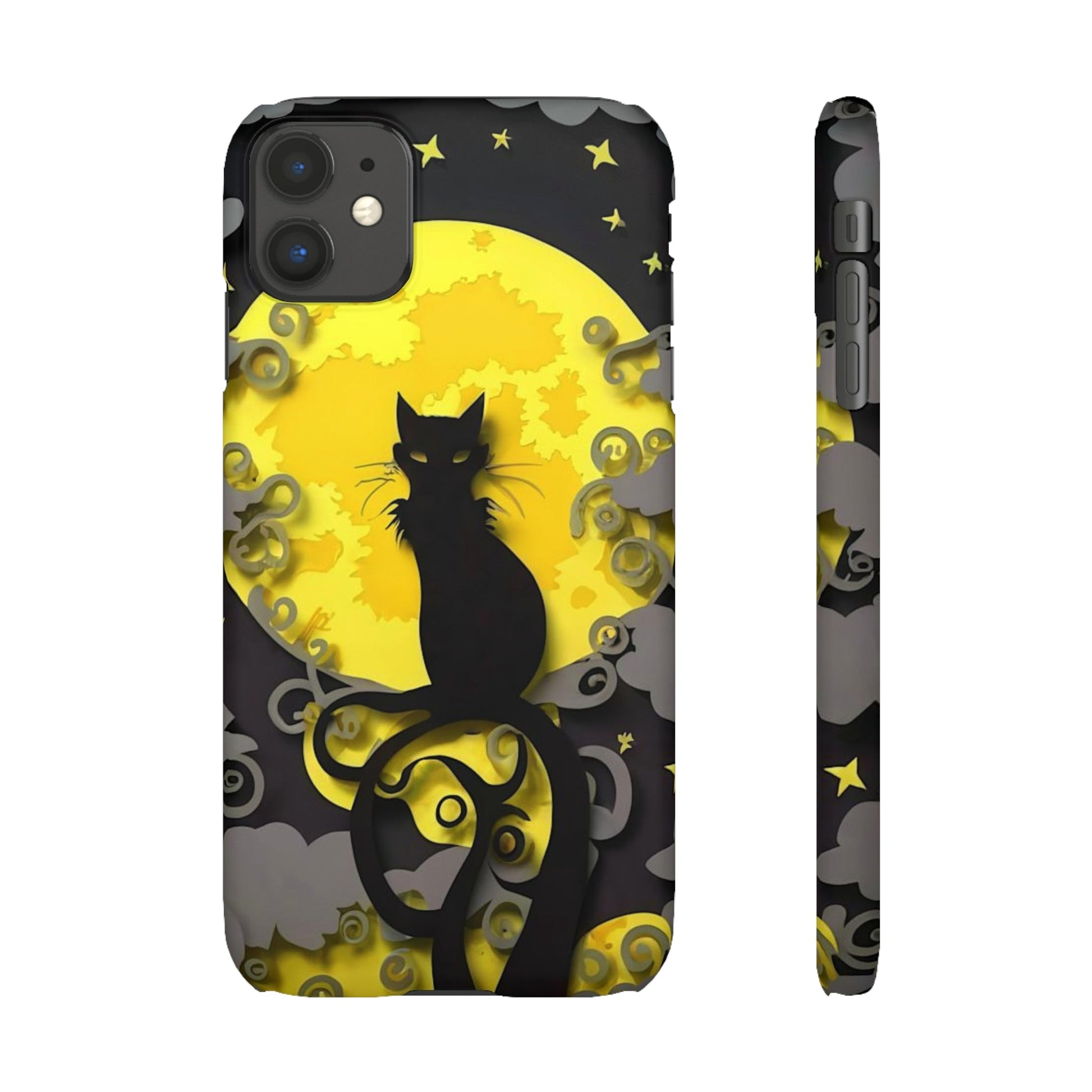 Black Cat Snap Case - Colorwink