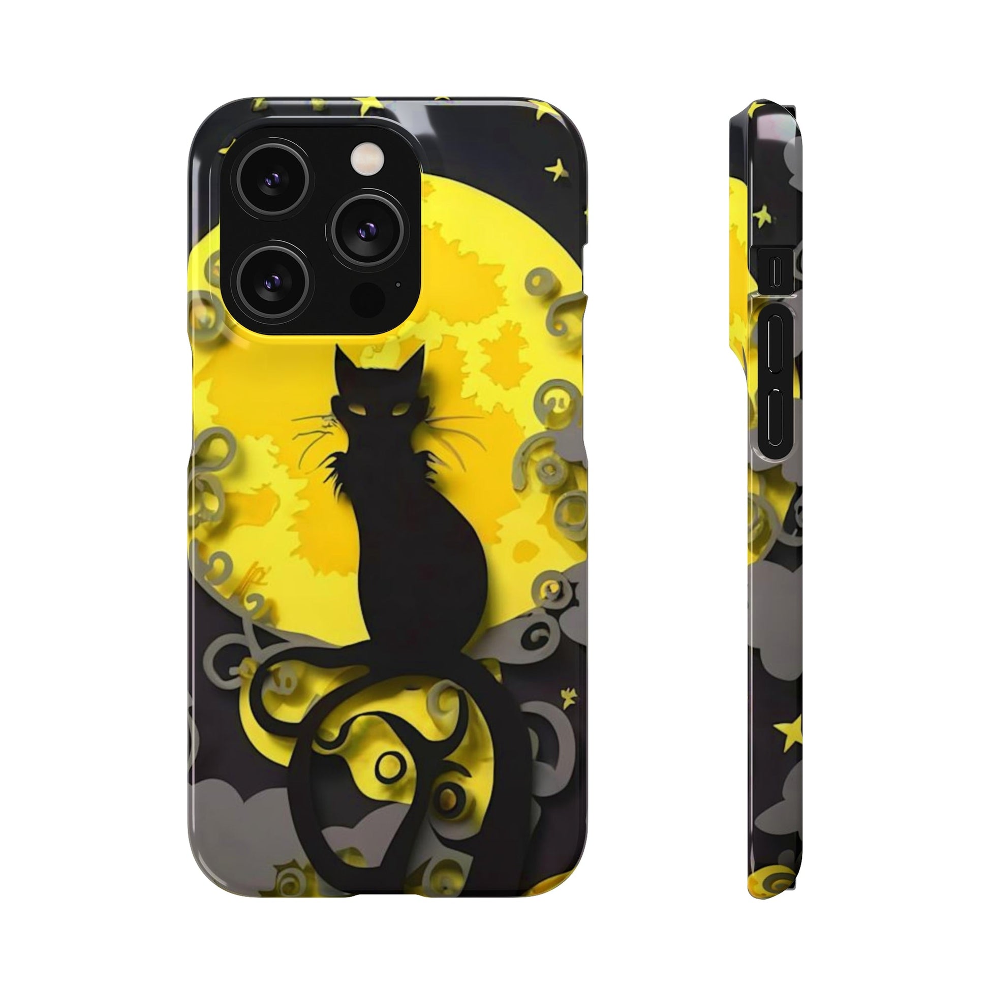 Black Cat Snap Case - Colorwink