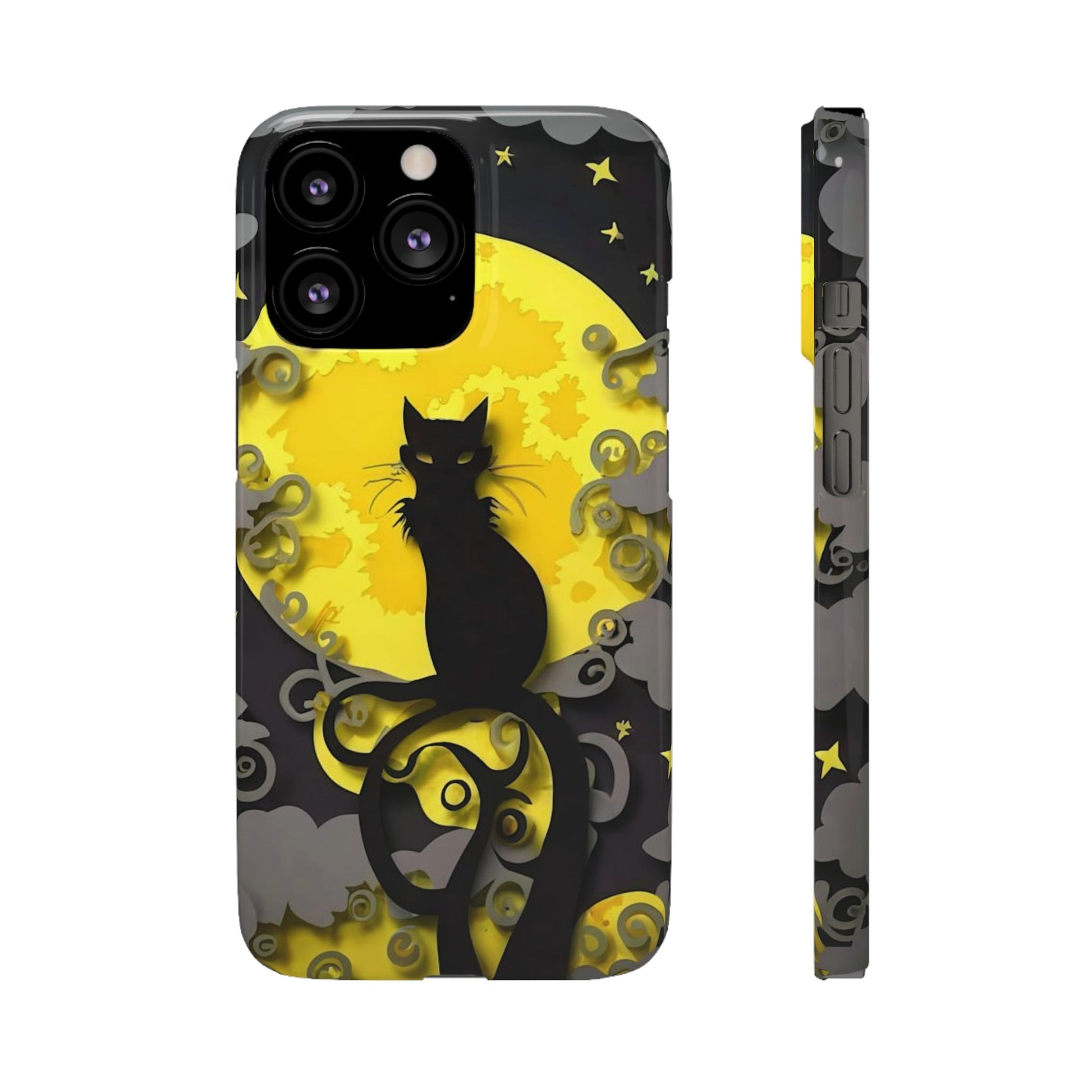 Black Cat Snap Case - Colorwink