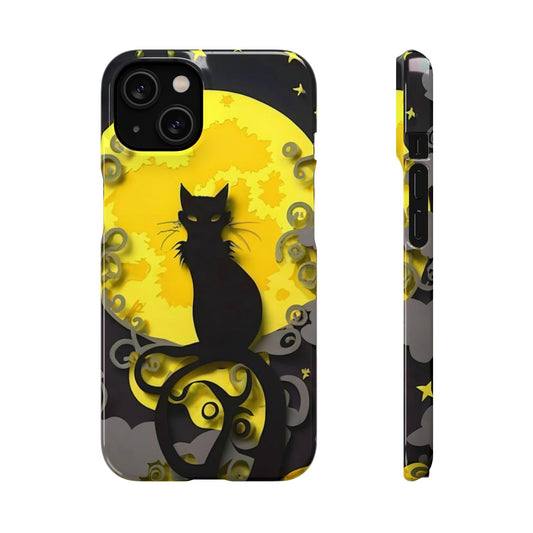 Black Cat Snap Case - Colorwink