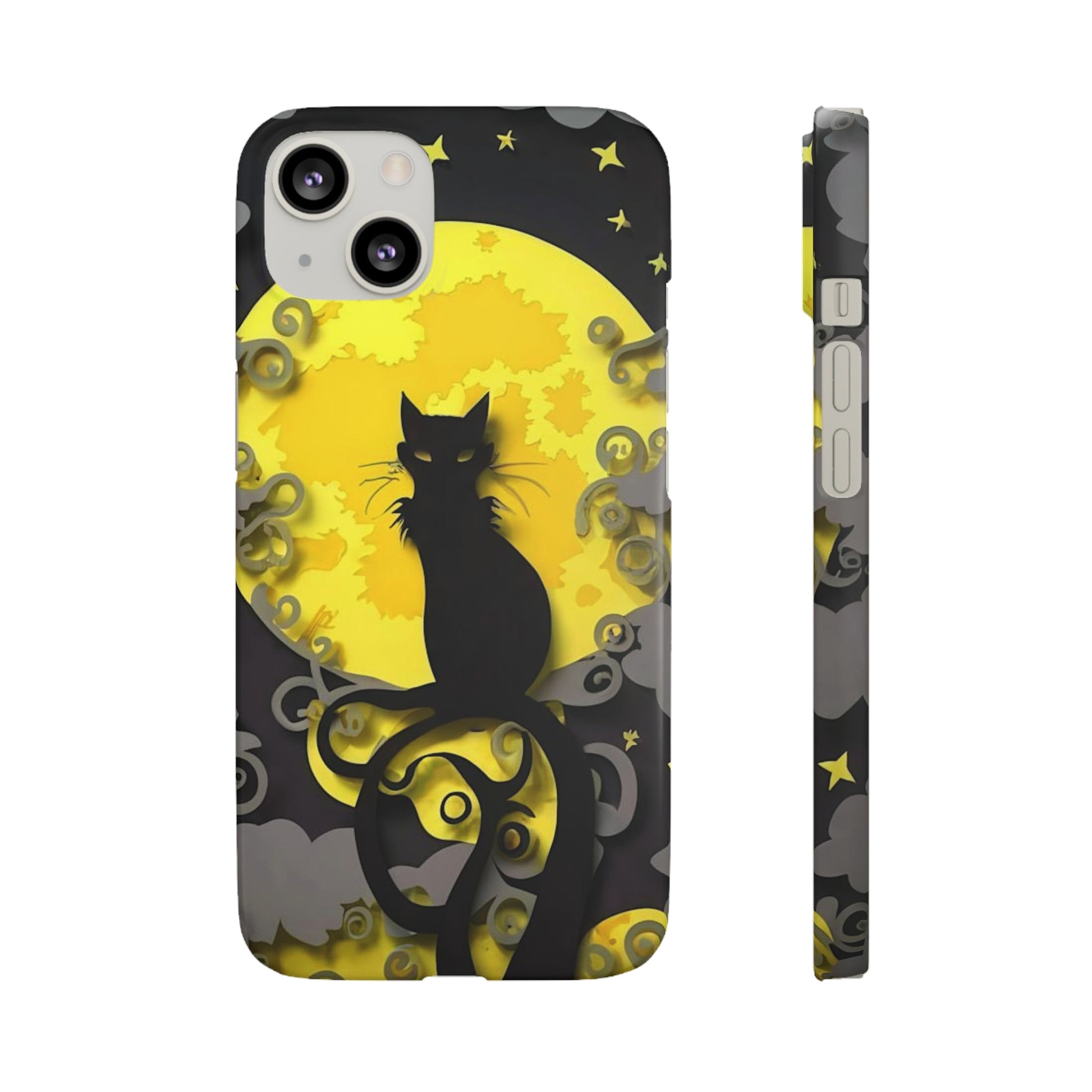 Black Cat Snap Case - Colorwink