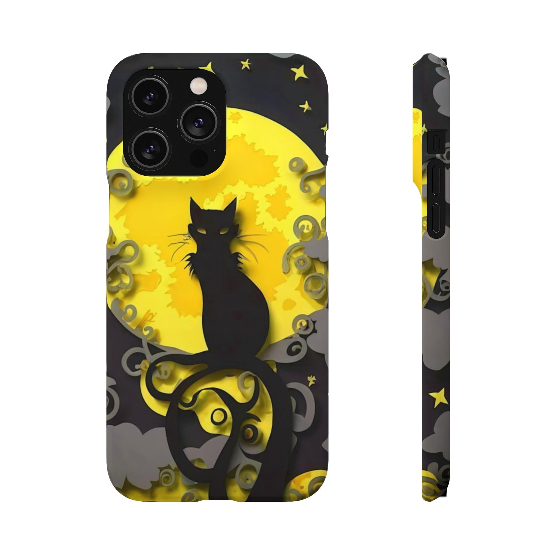 Black Cat Snap Case - Colorwink