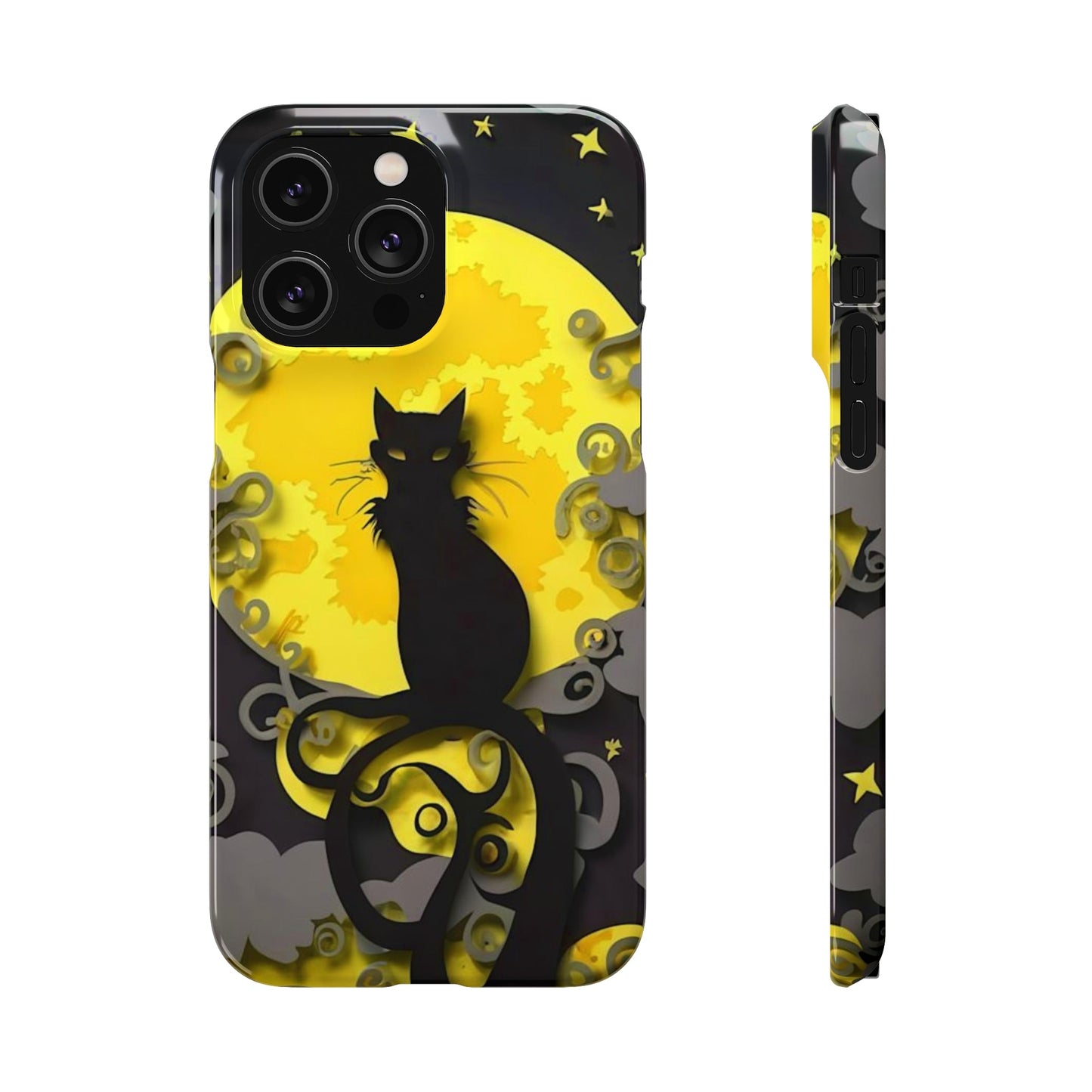 Black Cat Snap Case - Colorwink