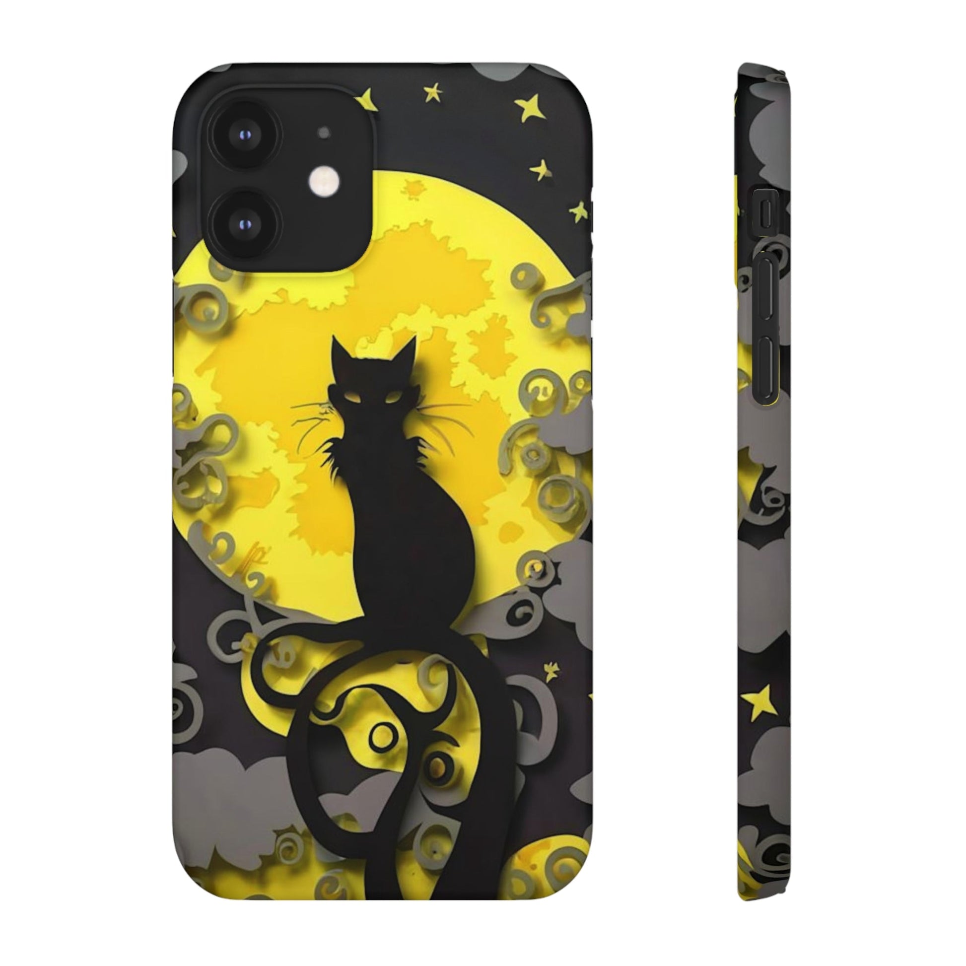 Black Cat Snap Case - Colorwink