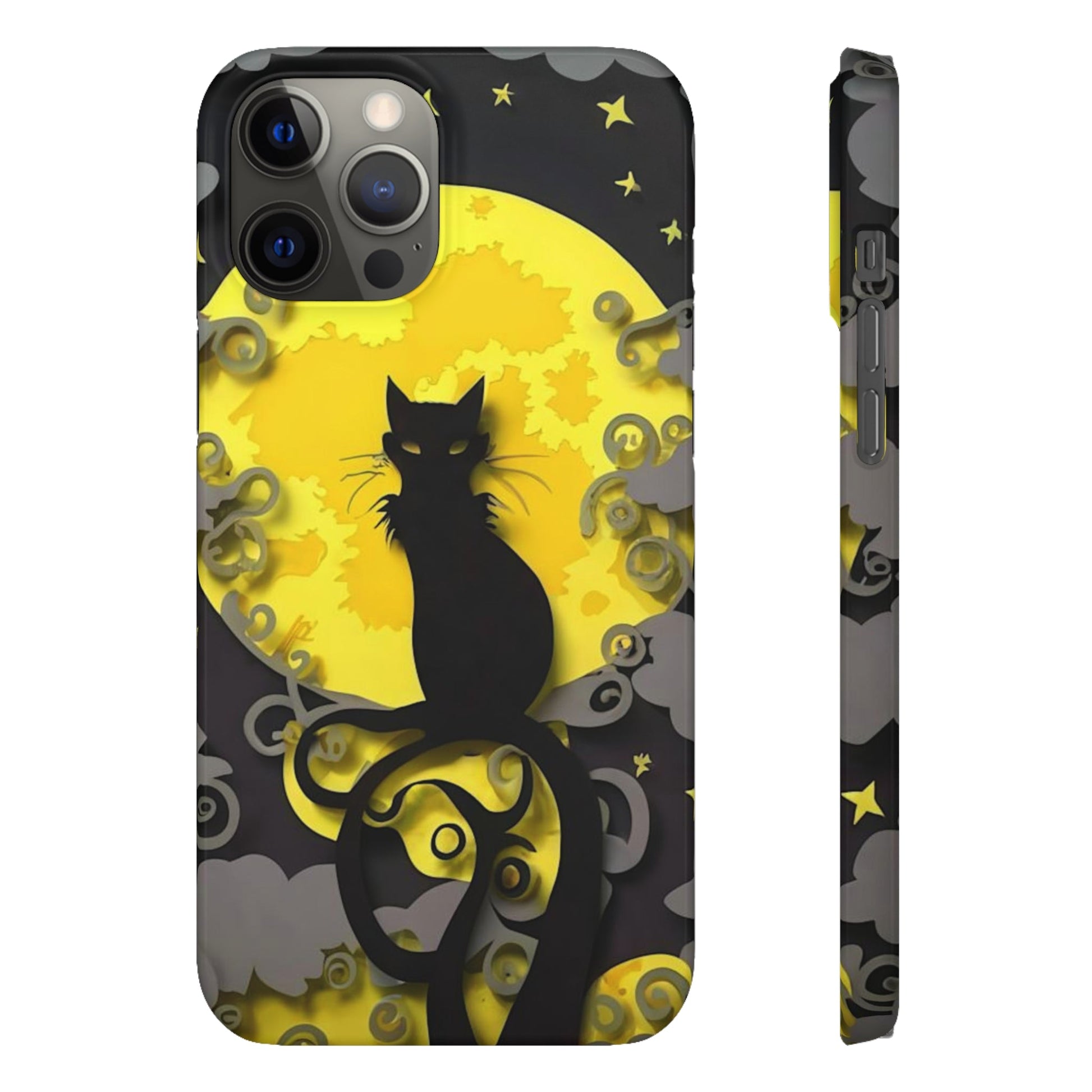 Black Cat Snap Case - Colorwink