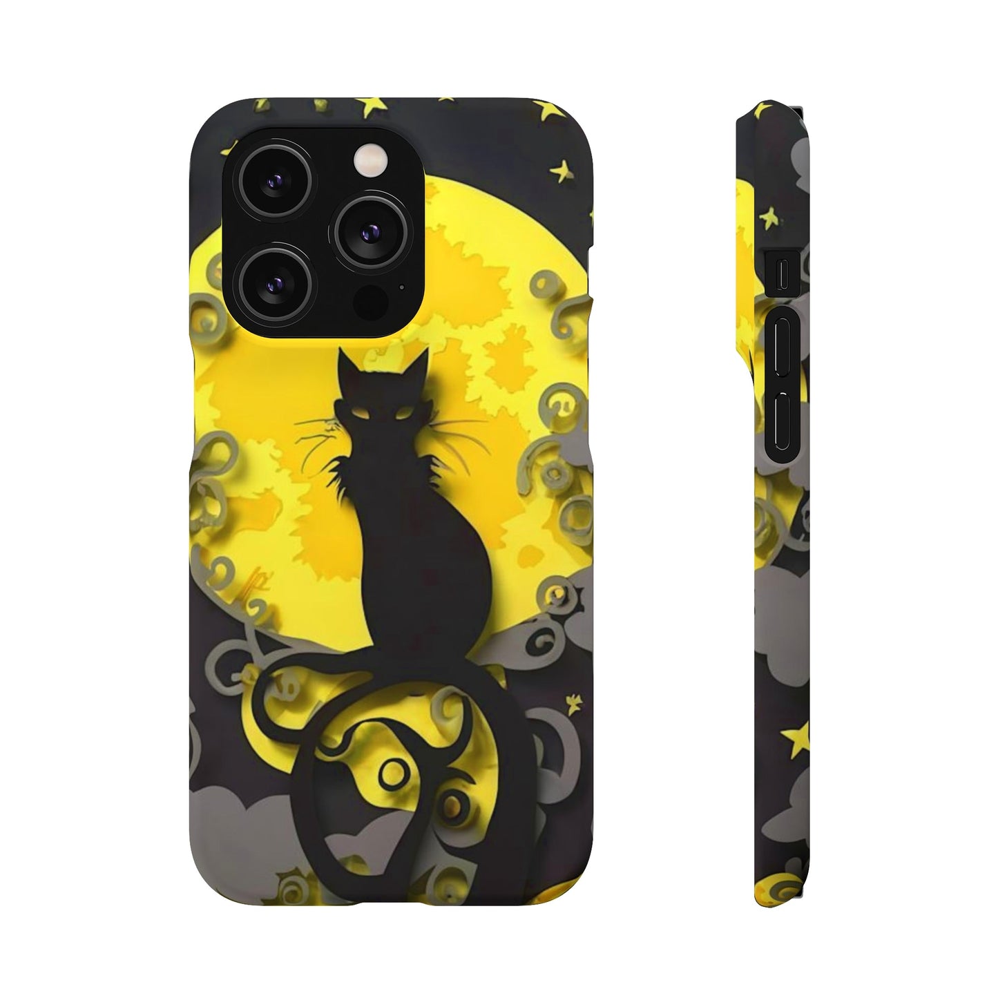 Black Cat Snap Case - Colorwink