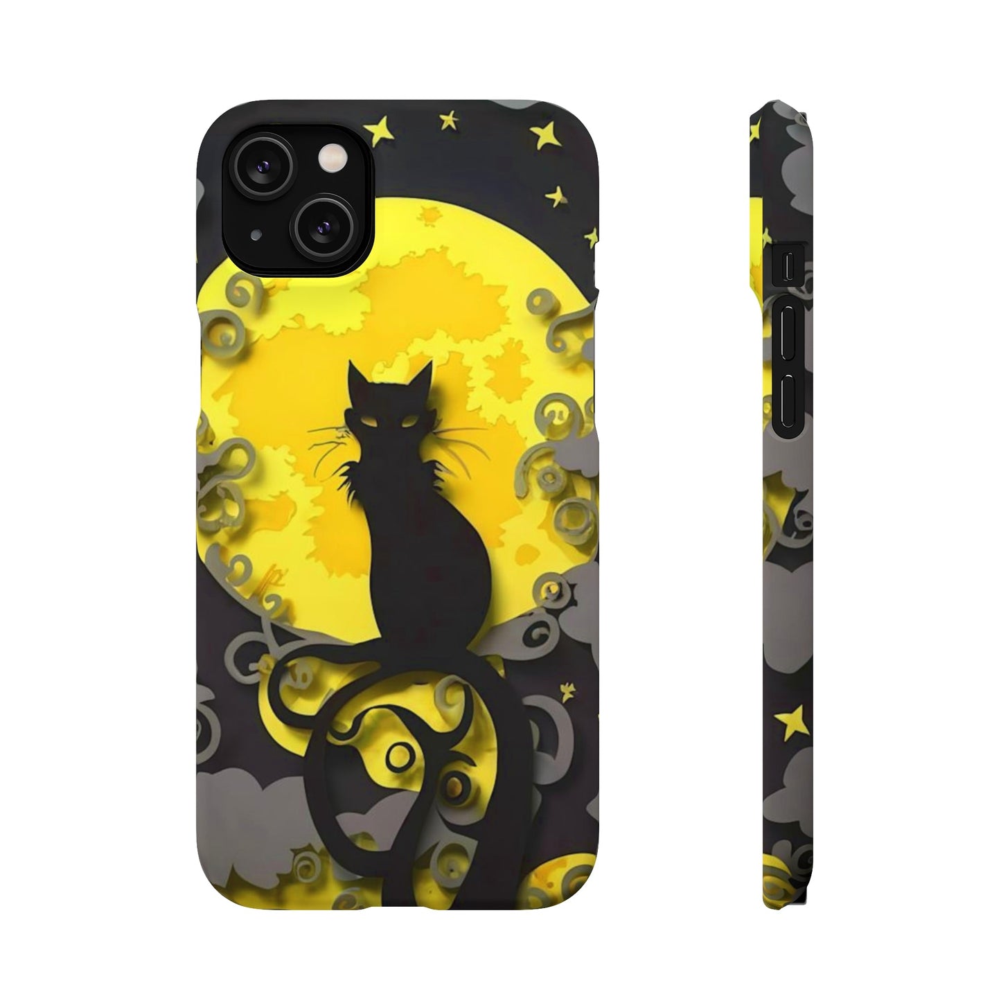 Black Cat Snap Case - Colorwink