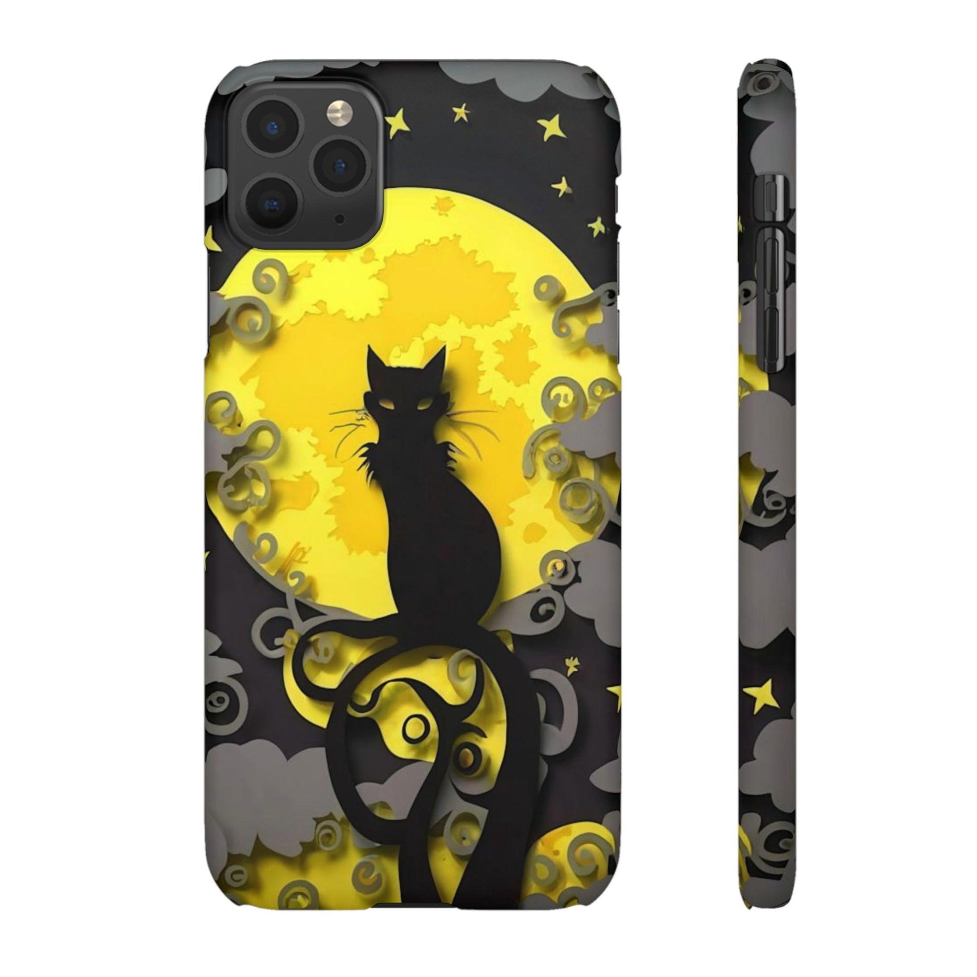 Black Cat Snap Case - Colorwink