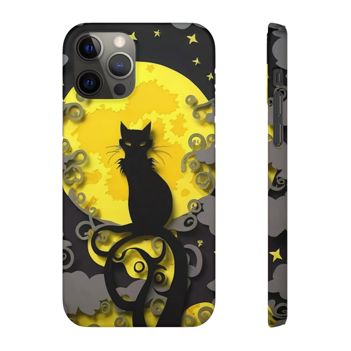 Black Cat Snap Case - Colorwink