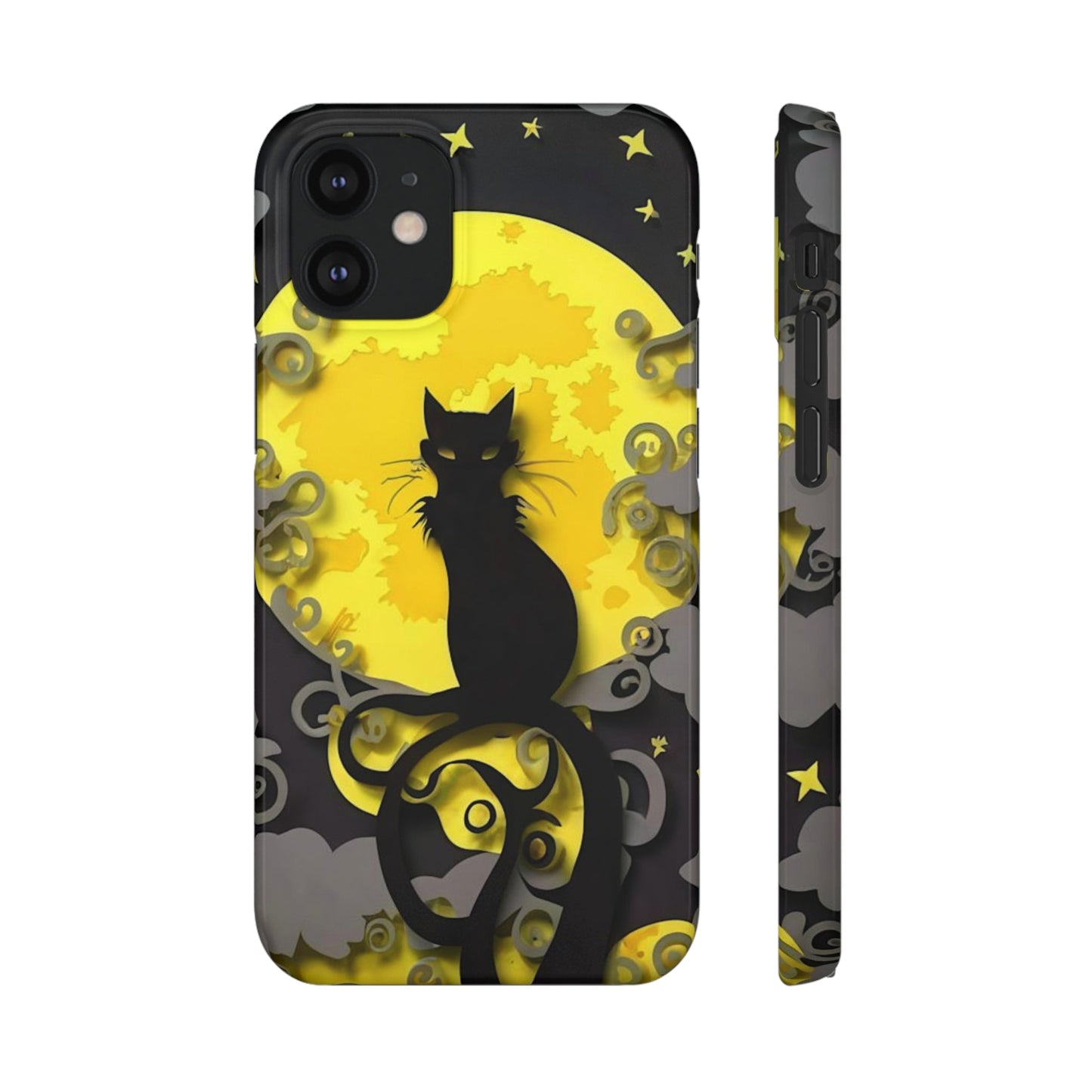 Black Cat Snap Case - Colorwink