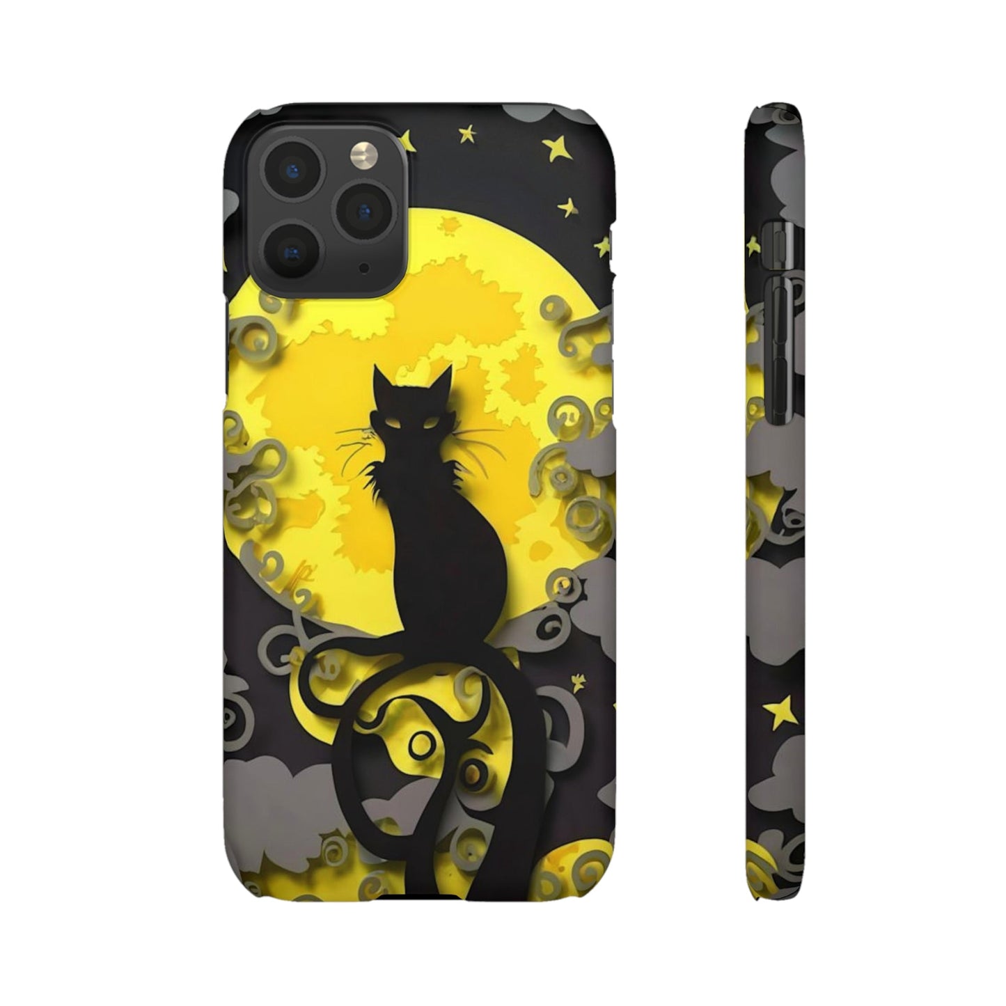 Black Cat Snap Case - Colorwink