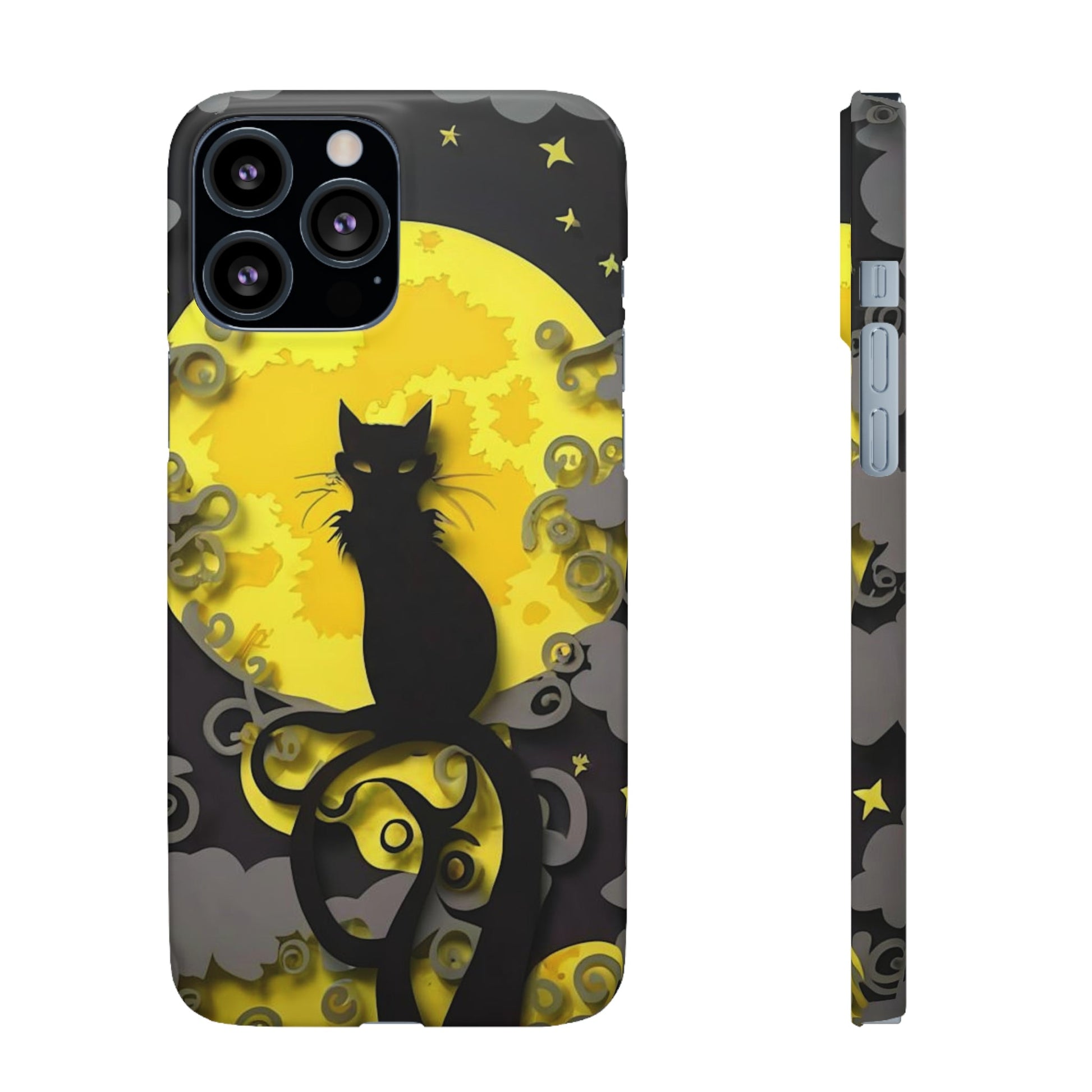 Black Cat Snap Case - Colorwink