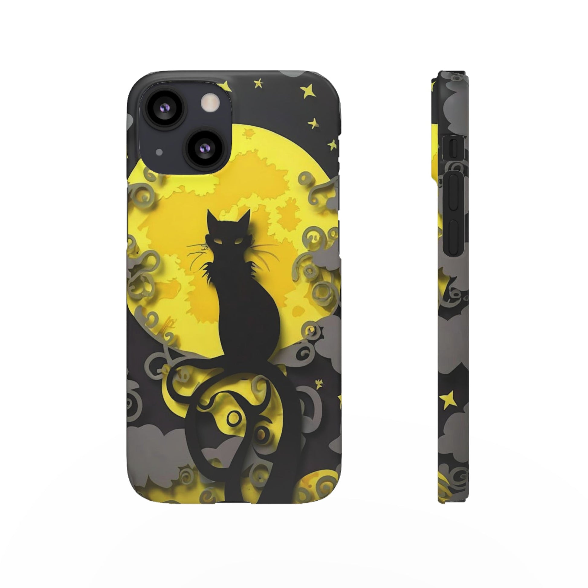 Black Cat Snap Case - Colorwink