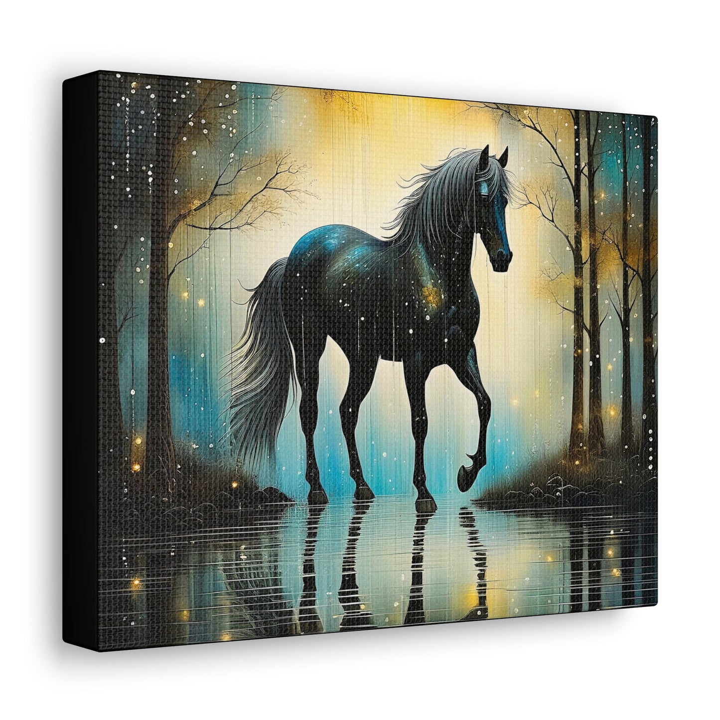 Black Horse Canvas - Colorwink