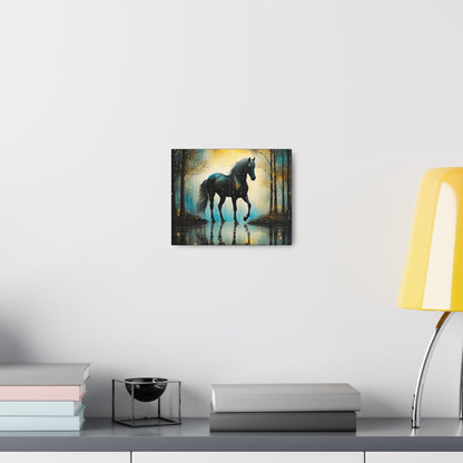 Black Horse Canvas - Colorwink