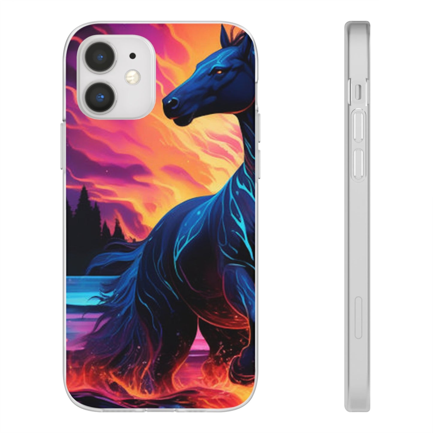 Black Horse Flexi Case - Colorwink