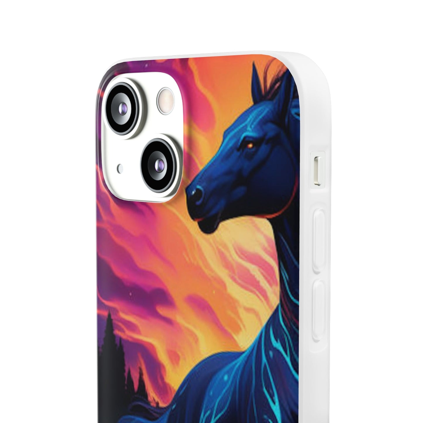 Black Horse Flexi Case - Colorwink