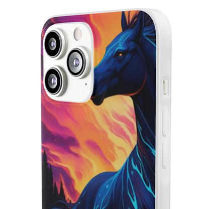 Black Horse Flexi Case - Colorwink