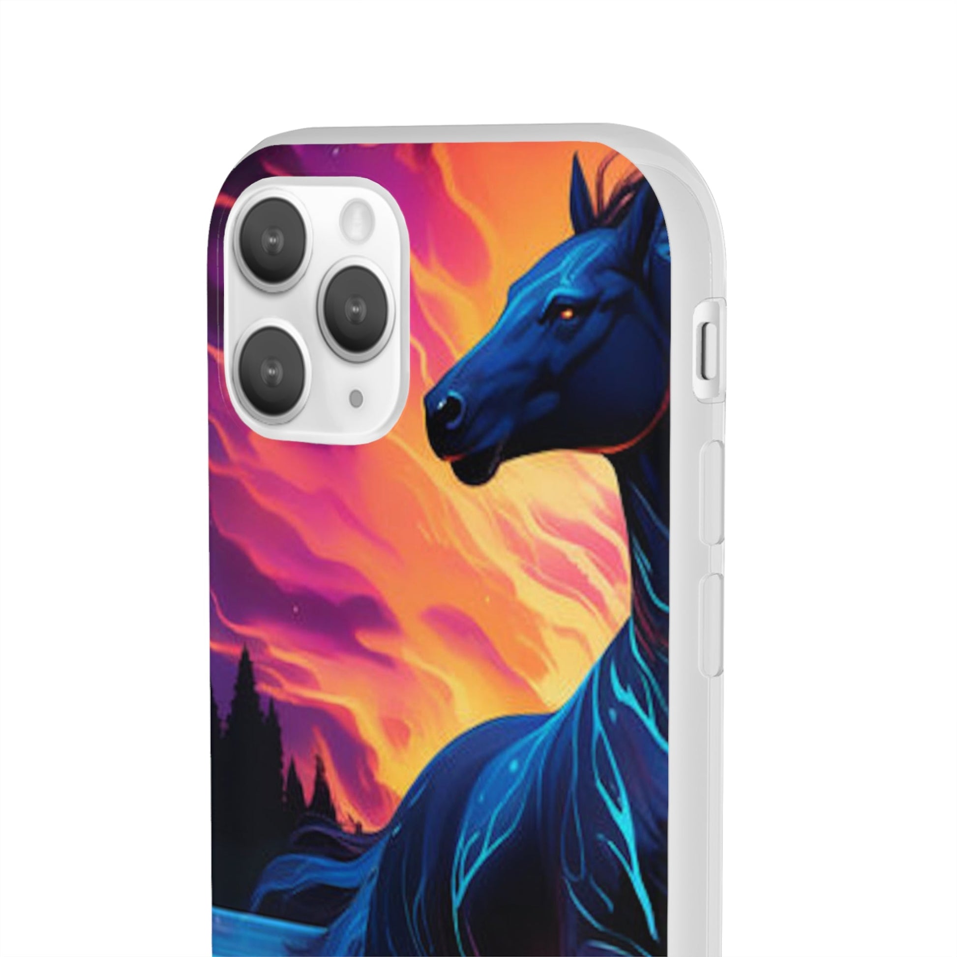 Black Horse Flexi Case - Colorwink