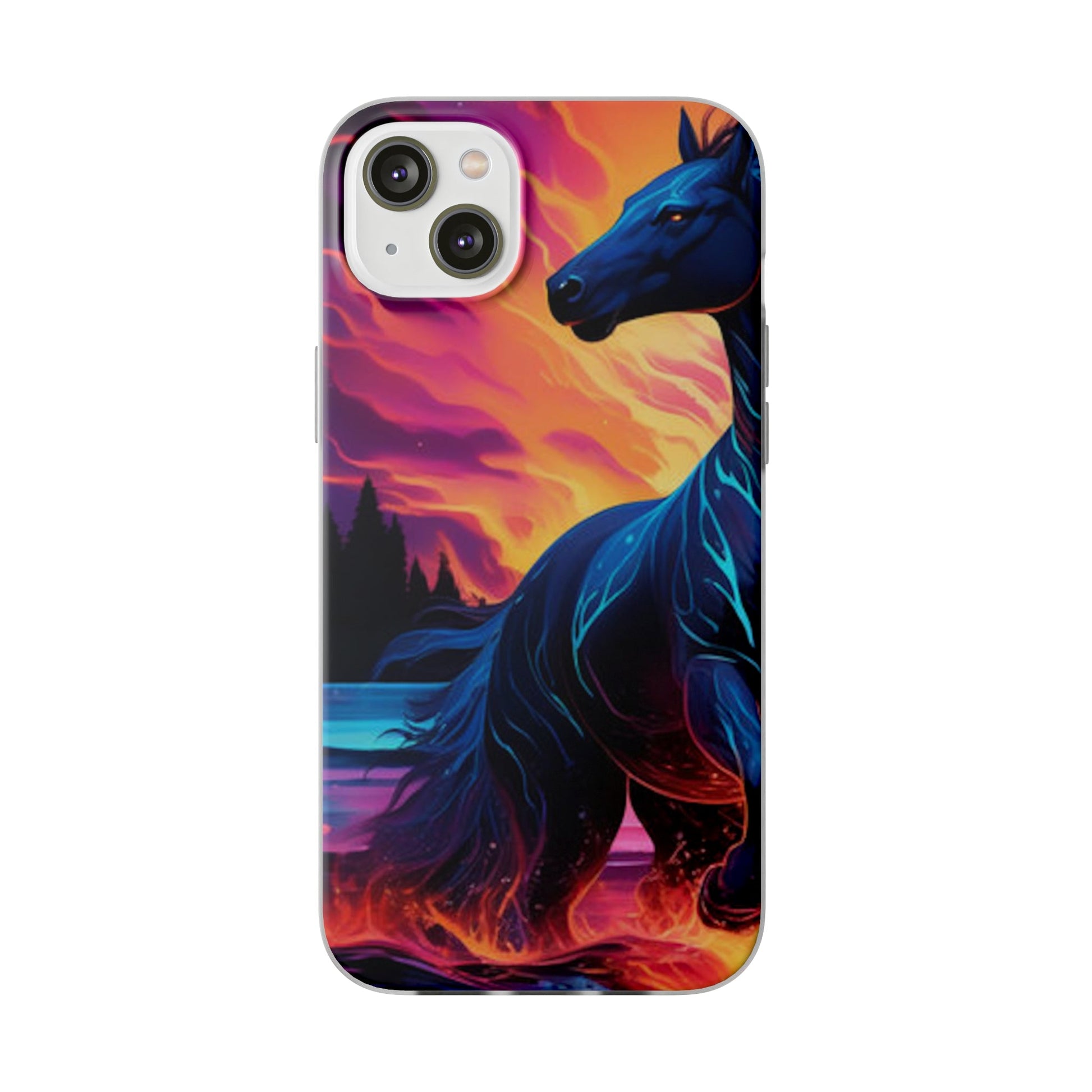 Black Horse Flexi Case - Colorwink