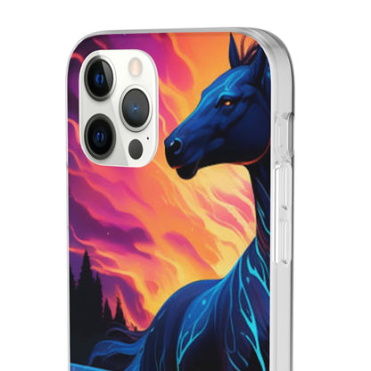 Black Horse Flexi Case - Colorwink