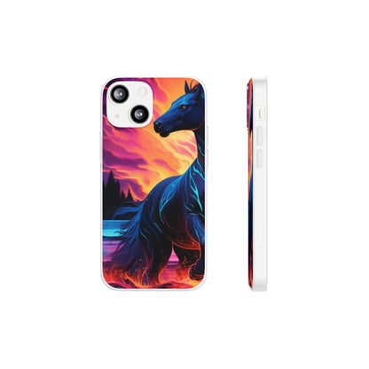 Black Horse Flexi Case - Colorwink