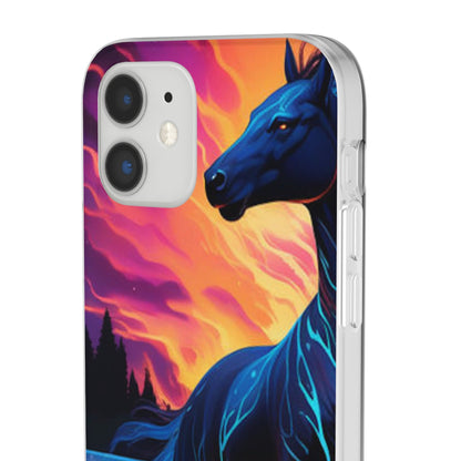 Black Horse Flexi Case - Colorwink