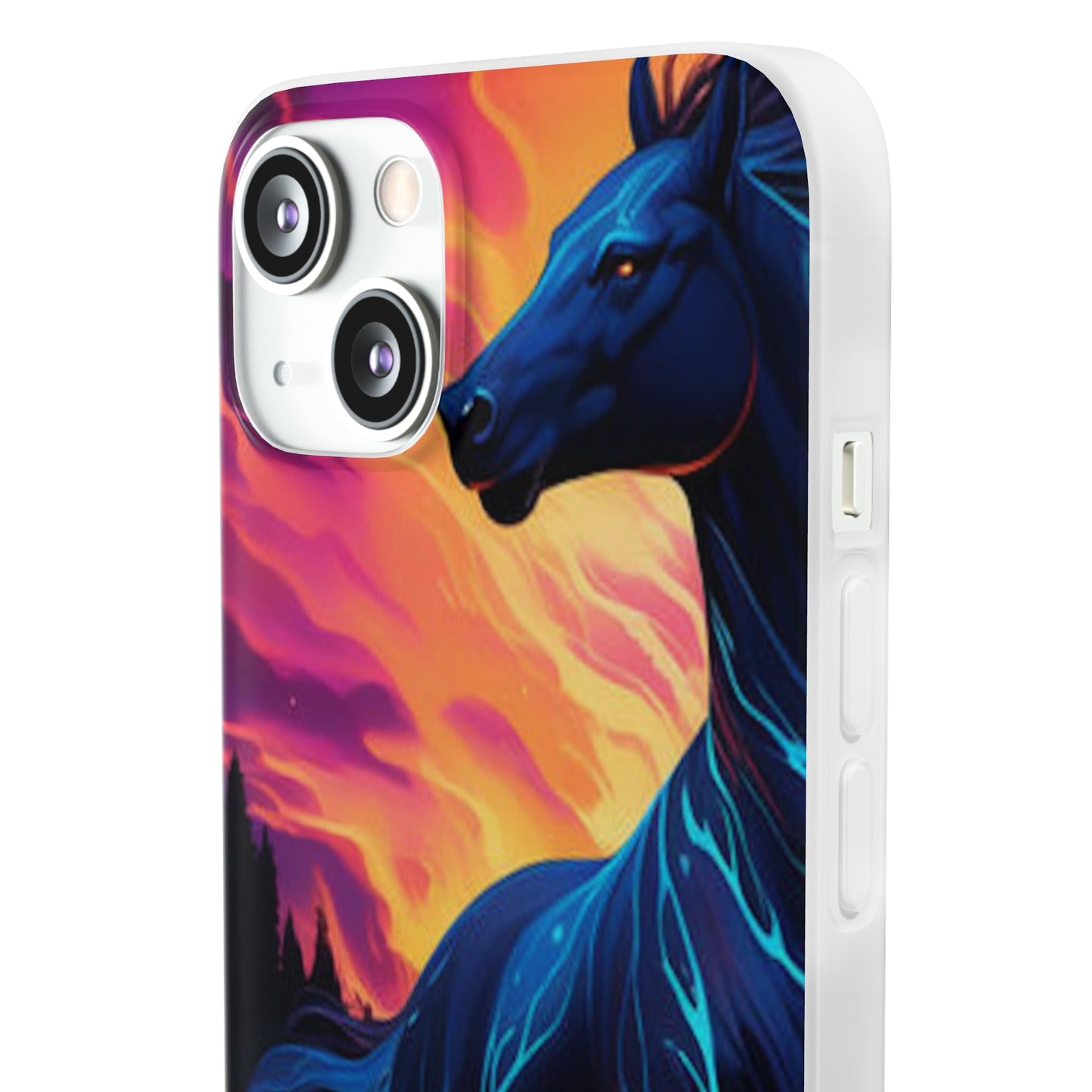 Black Horse Flexi Case - Colorwink