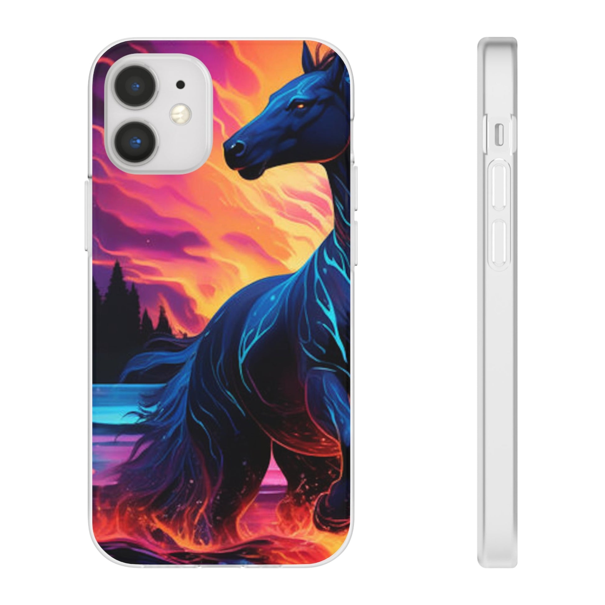 Black Horse Flexi Case - Colorwink