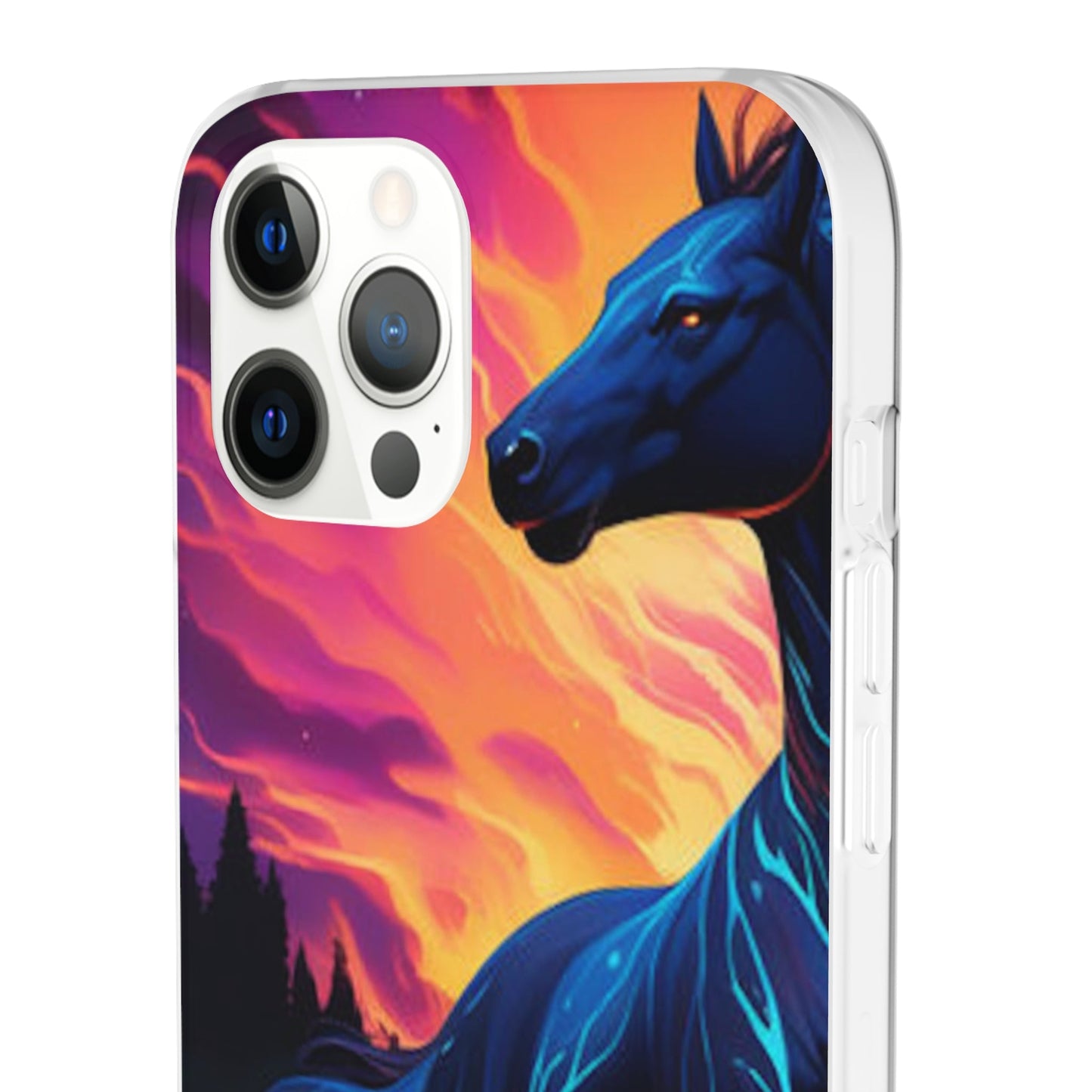 Black Horse Flexi Case - Colorwink