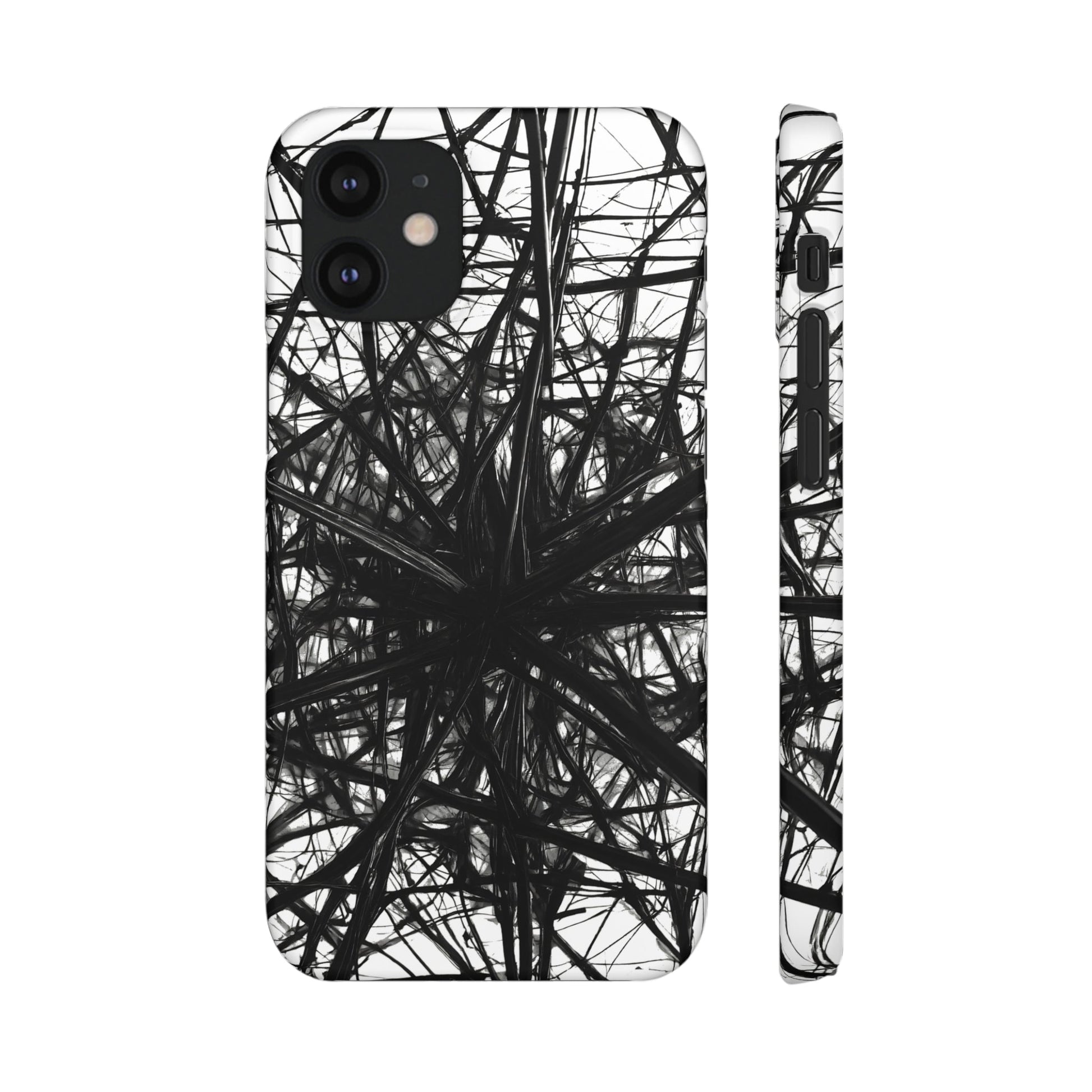 Black Webs Snap Case - Colorwink