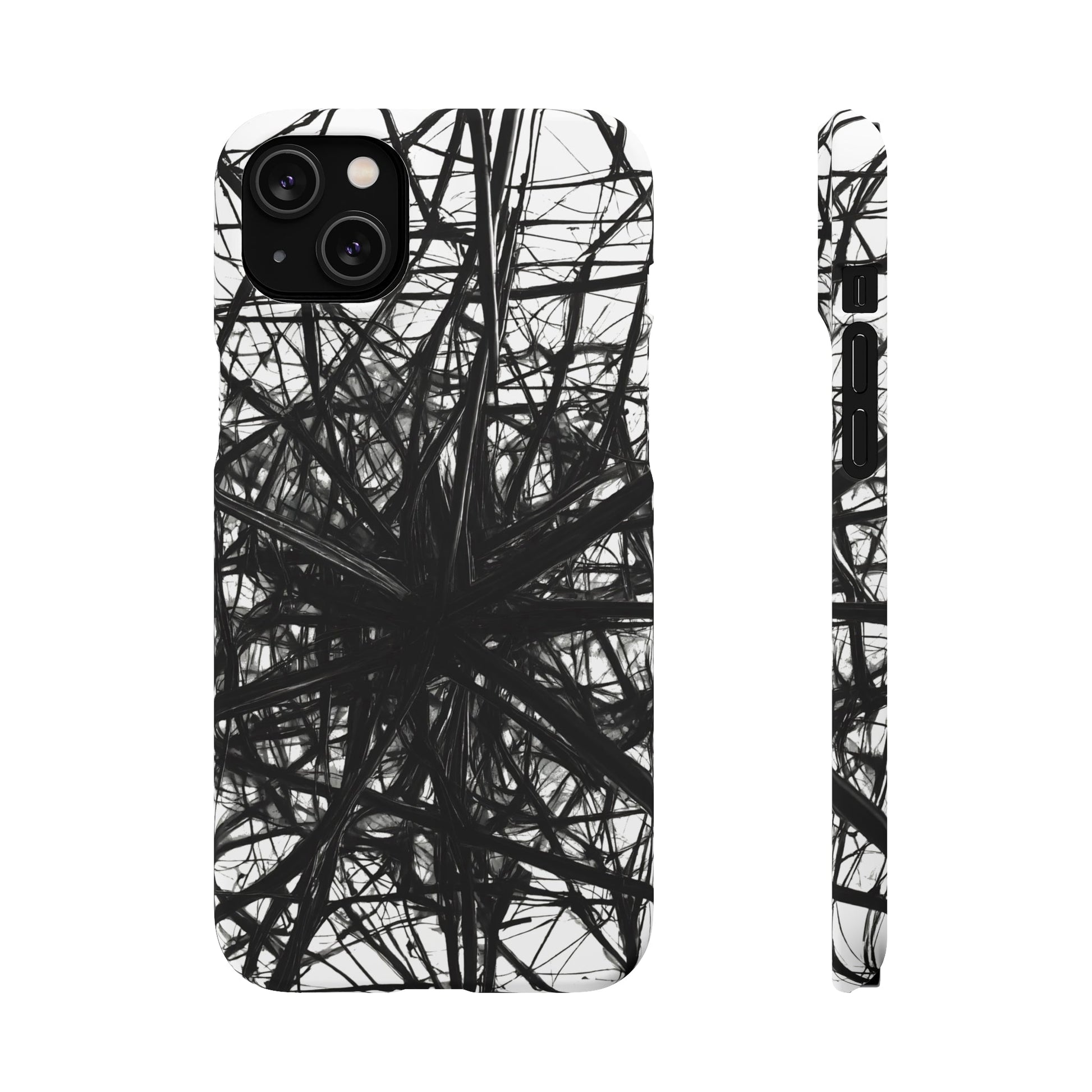 Black Webs Snap Case - Colorwink