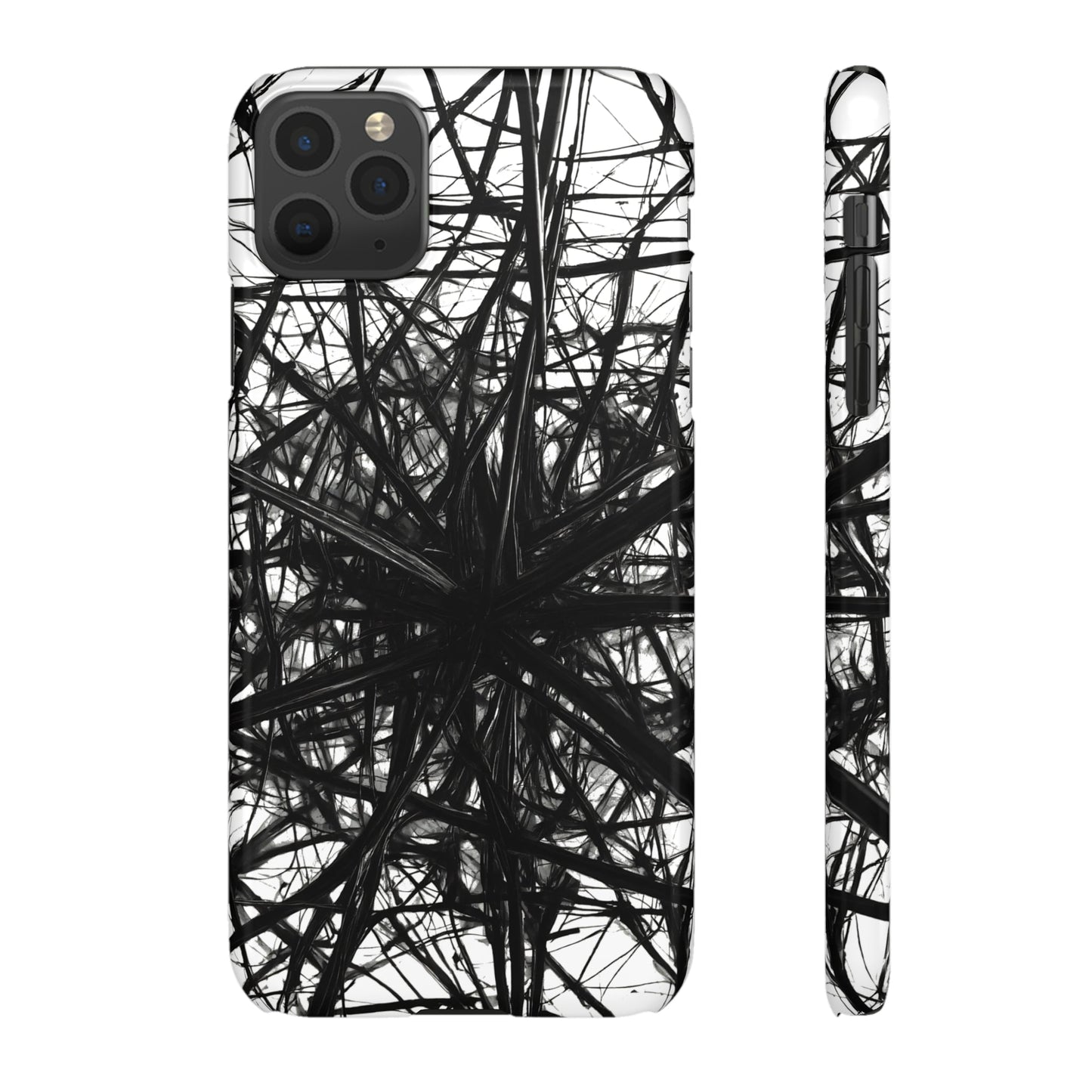 Black Webs Snap Case - Colorwink