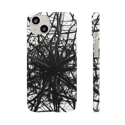 Black Webs Snap Case - Colorwink