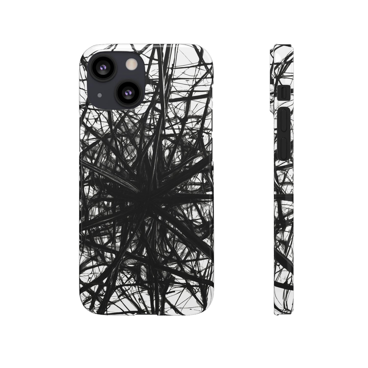 Black Webs Snap Case - Colorwink