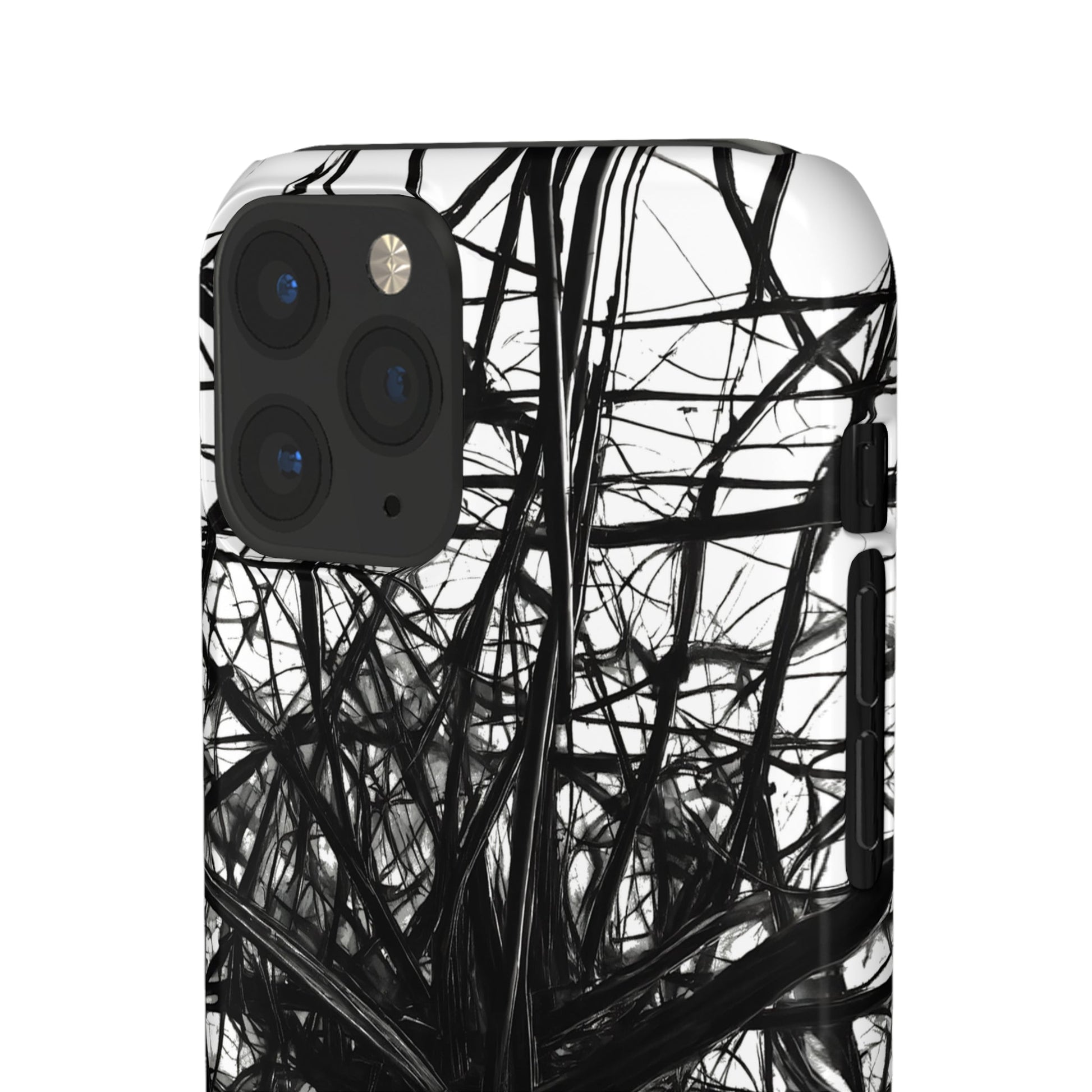 Black Webs Snap Case - Colorwink