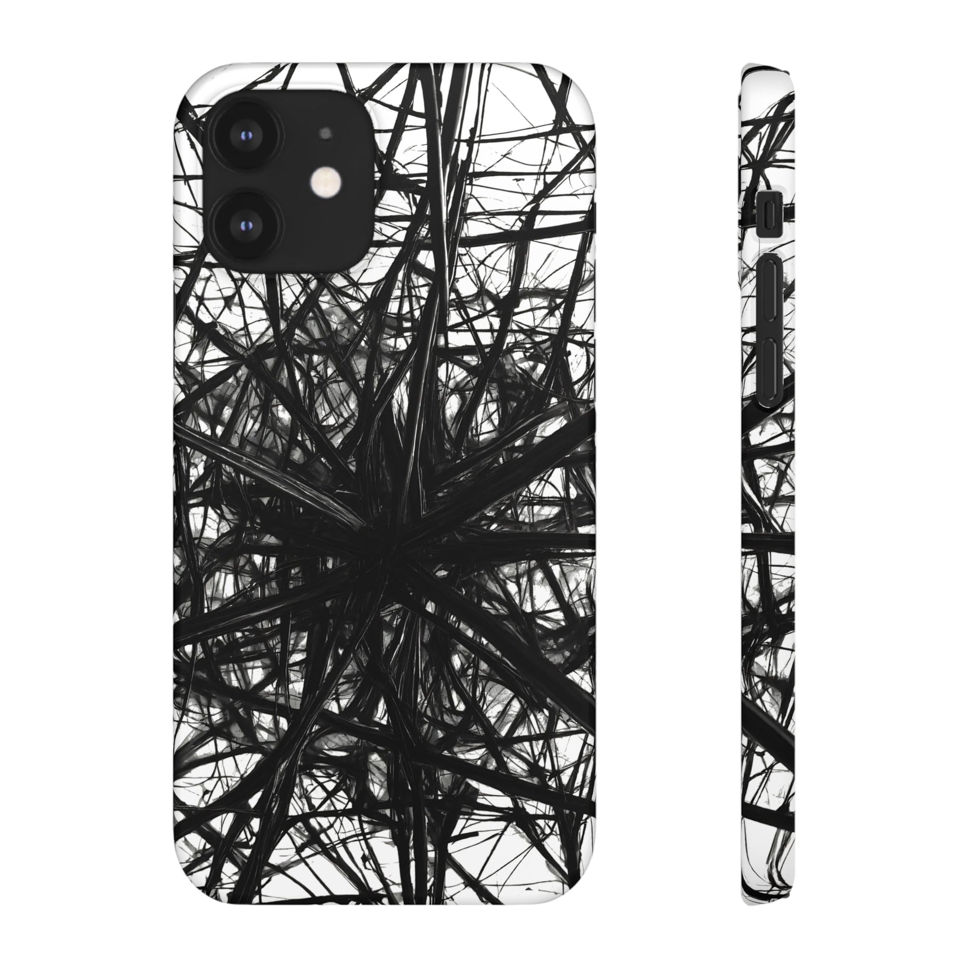 Black Webs Snap Case - Colorwink